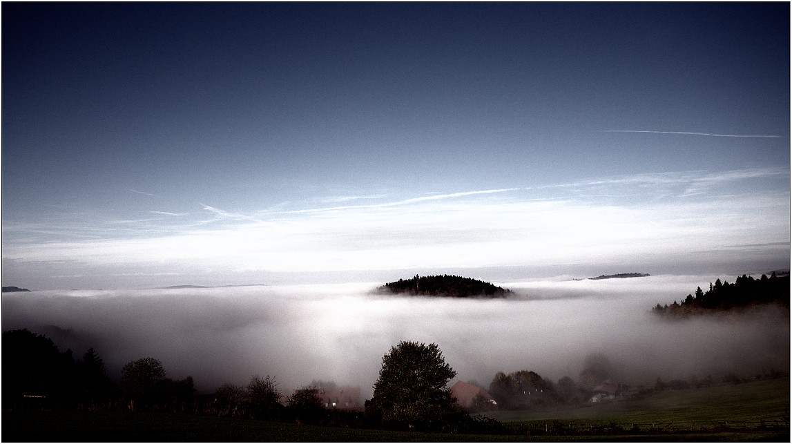 Nebel über dem Bodensee