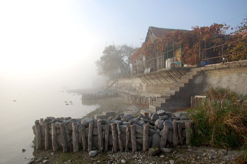 Nebel über dem Bodensee