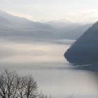 Nebel über dem Grundlsee