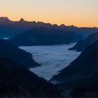 nebel über dem klostertal