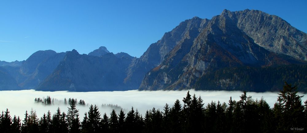 Nebel über dem Königssee