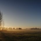 Nebel über dem Land