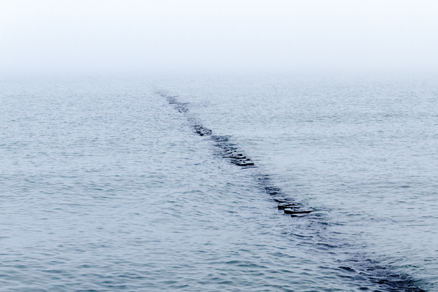 Nebel über dem Meer