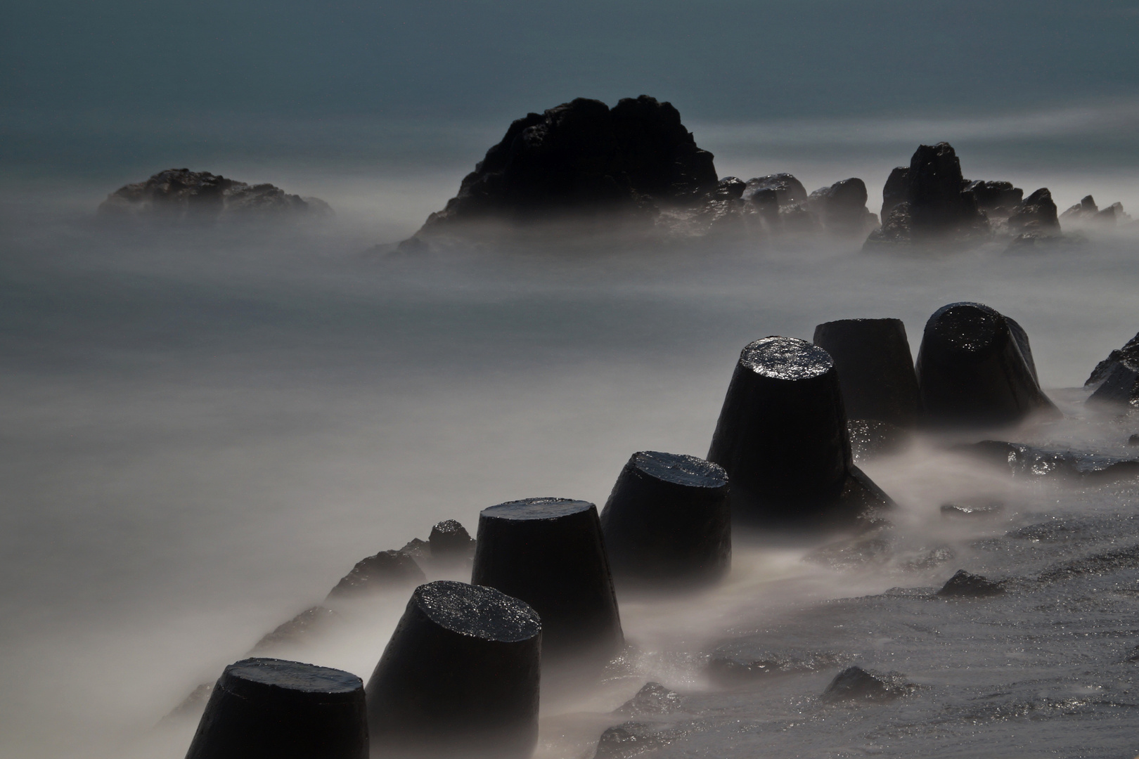 Nebel über dem Meer?