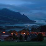 Nebel über dem Moosbachtal