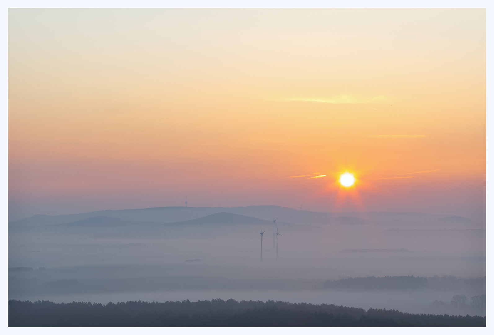 Nebel über dem Morgenland