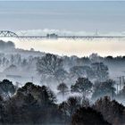 Nebel über dem Nord-Ostsee-Kanal