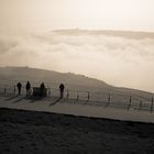 Nebel über dem Rhein