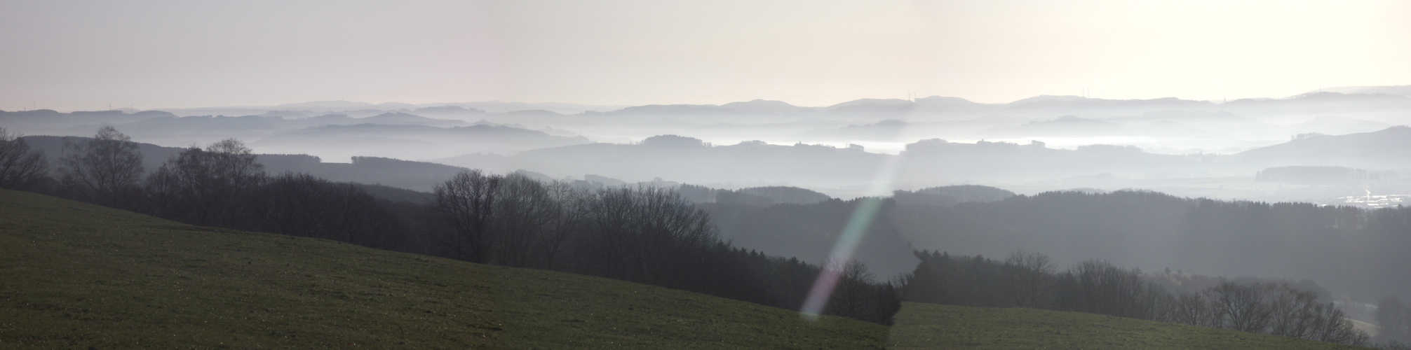 Nebel über dem Sauerland