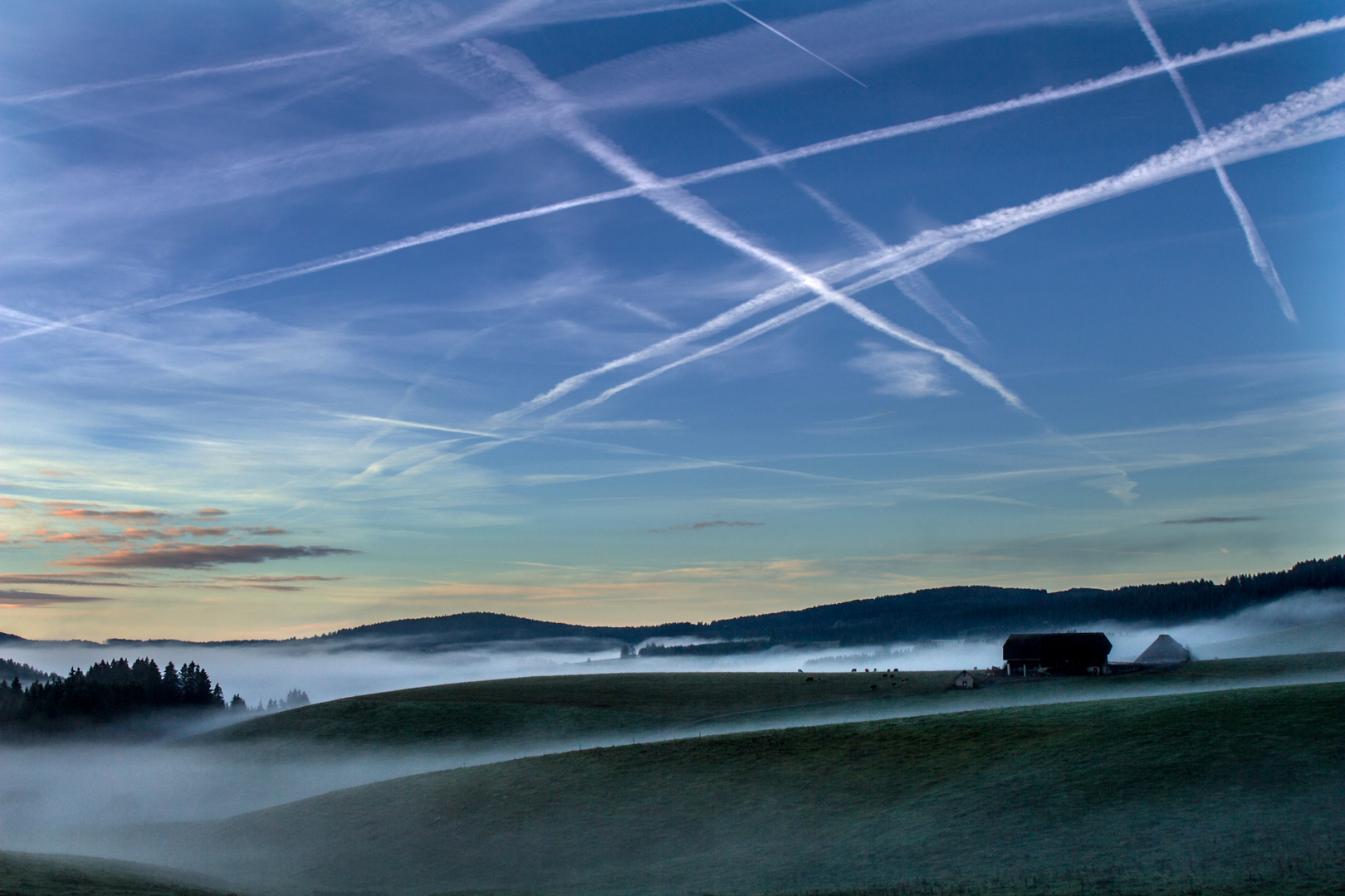 Nebel über dem Schwarzwald