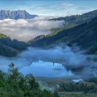 Nebel über dem See