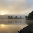 Nebel über dem See