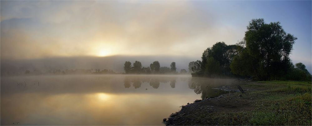 Nebel über dem See