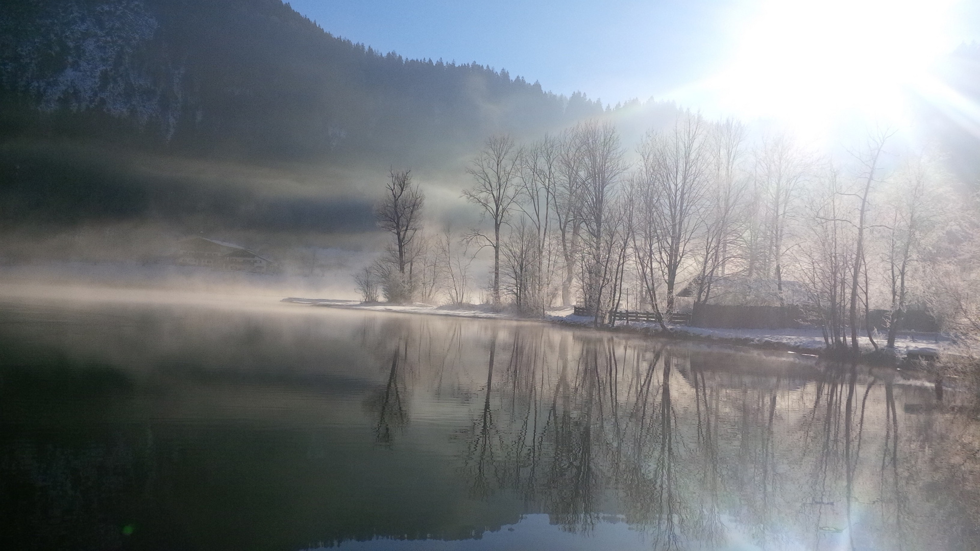 Nebel über dem See!