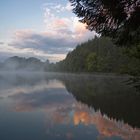 Nebel über dem See