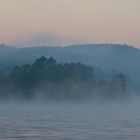 Nebel über dem See