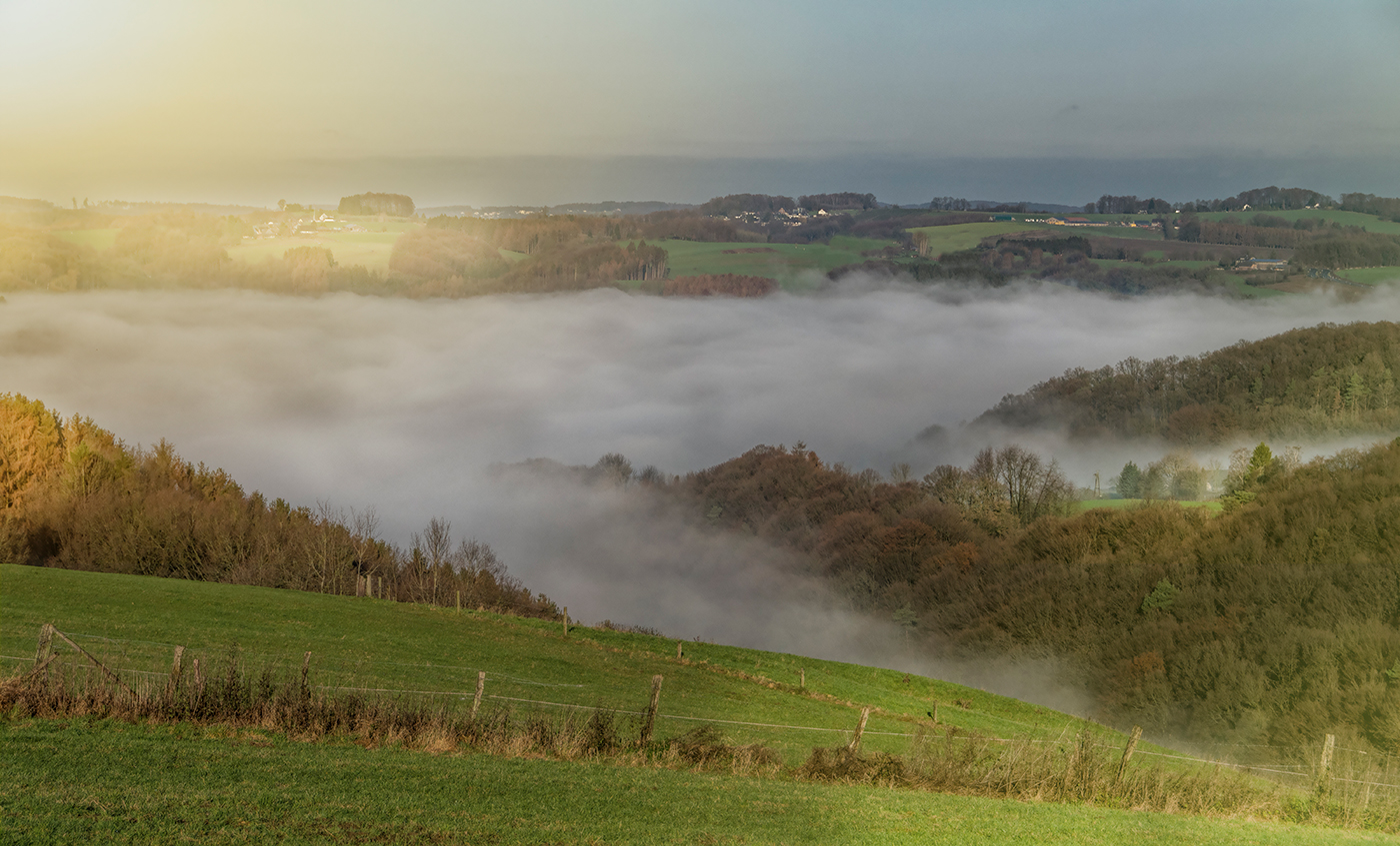 Nebel über dem Tal