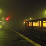 Nebel über den Gleisen