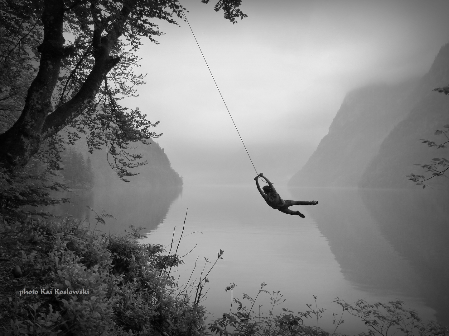 Nebel über den Königssee