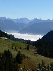 Nebel über den Sahner See