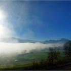 nebel über den see