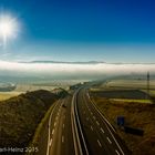 Nebel über den Tal