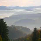 Nebel über den Vosgesen (Elsass)