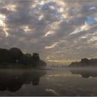 Nebel über der Elbe