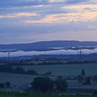 Nebel über der Elbe gestern Morgen bei 4 Grad....