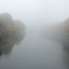 Nebel über der Kleinen Weser