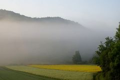 Nebel über der Landschaft...