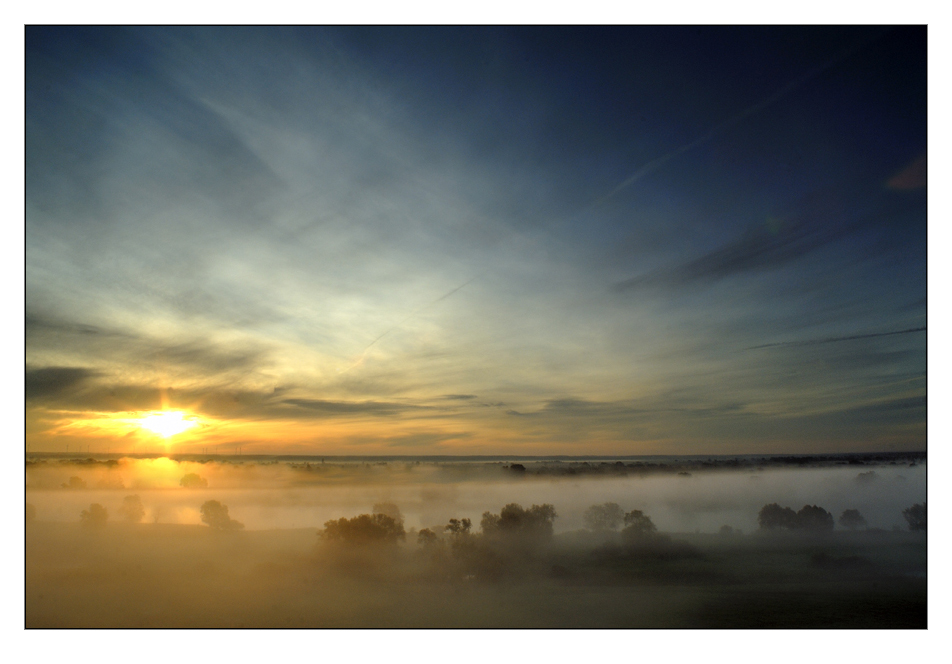 Nebel über der Oder..