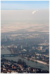 Nebel über der Rheinebene - Inversionswetterlage