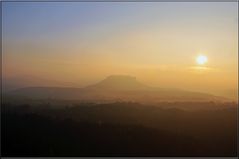 Nebel über der Sächsischen Schweiz..,