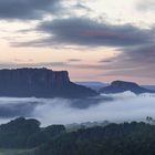 Nebel über der Sächsischen Schweiz