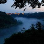 Nebel über der Salzach