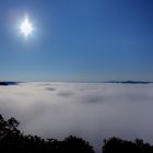 Nebel über der schönsten Moselschleife Bremm