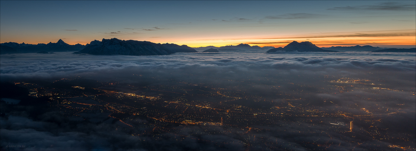 Nebel über der Stadt