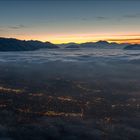 Nebel über der Stadt