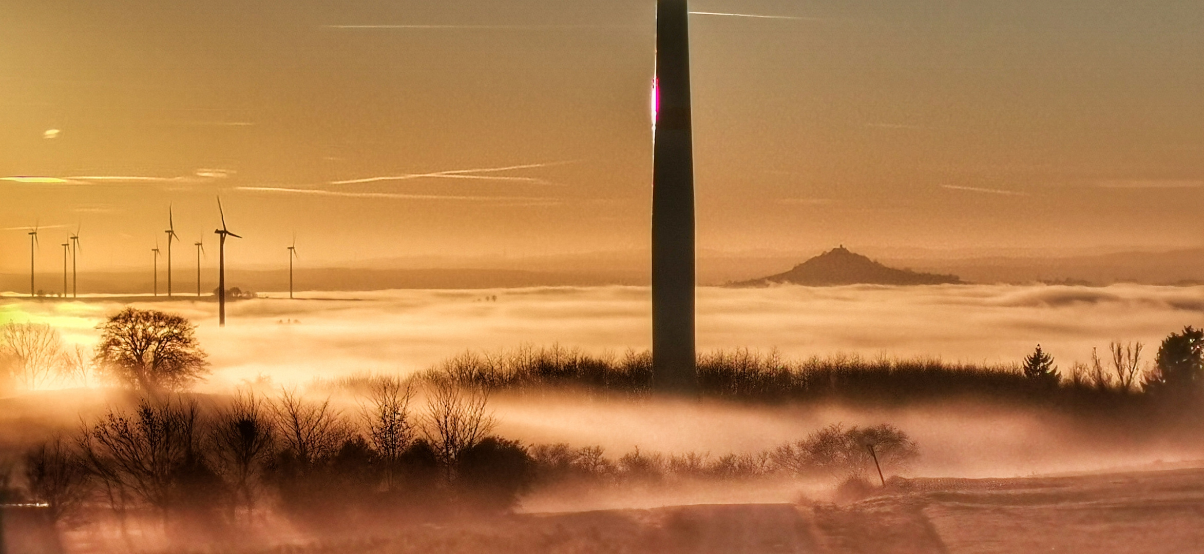 Nebel über der Warburger Börde 