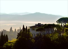 Nebel über Florenz