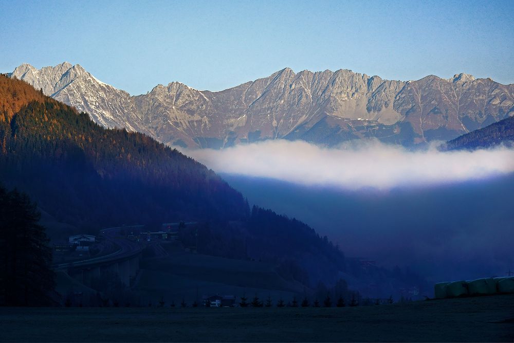 Nebel über Innsbruck