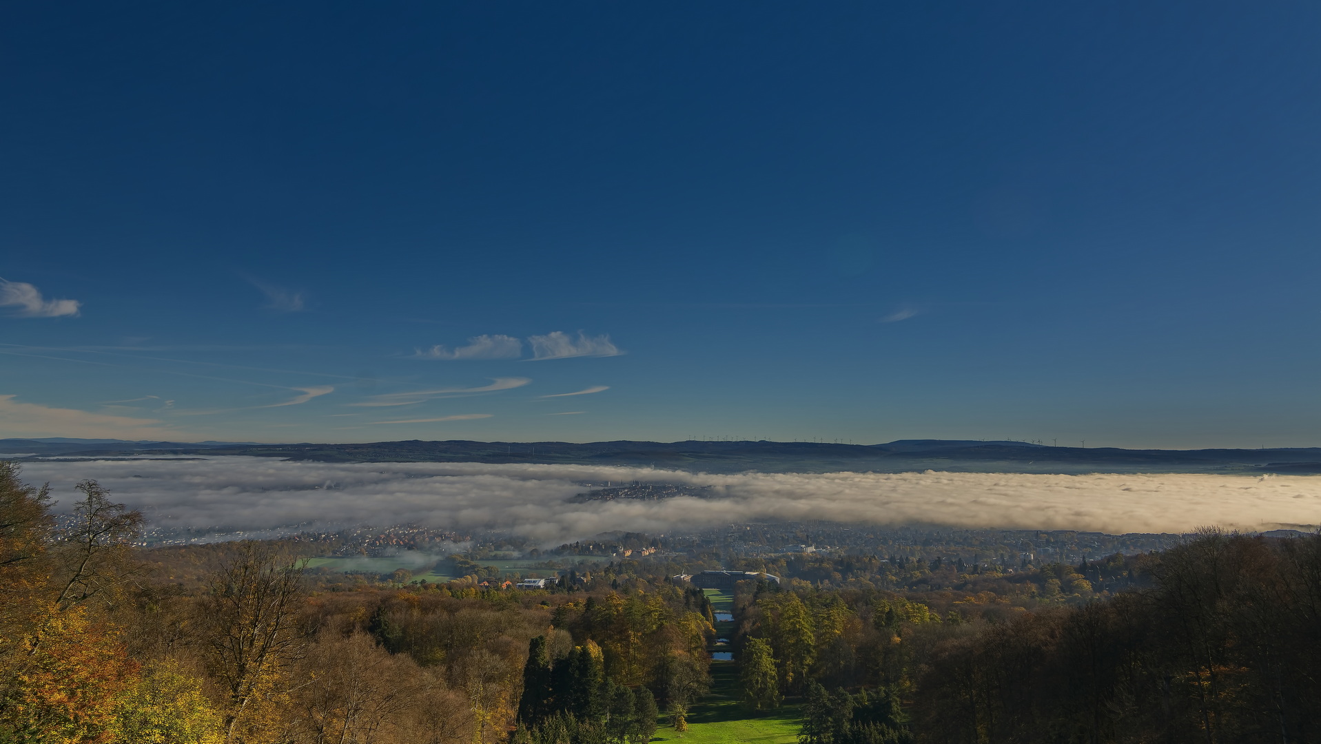 Nebel über Kassel