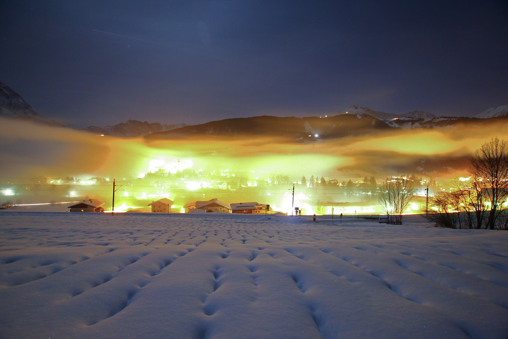 Nebel über Lermoos / Tirol