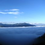 Nebel über Maria Alm und Saalfelden