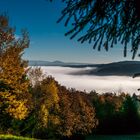 Nebel über Marjoß (250 m ü. NN)