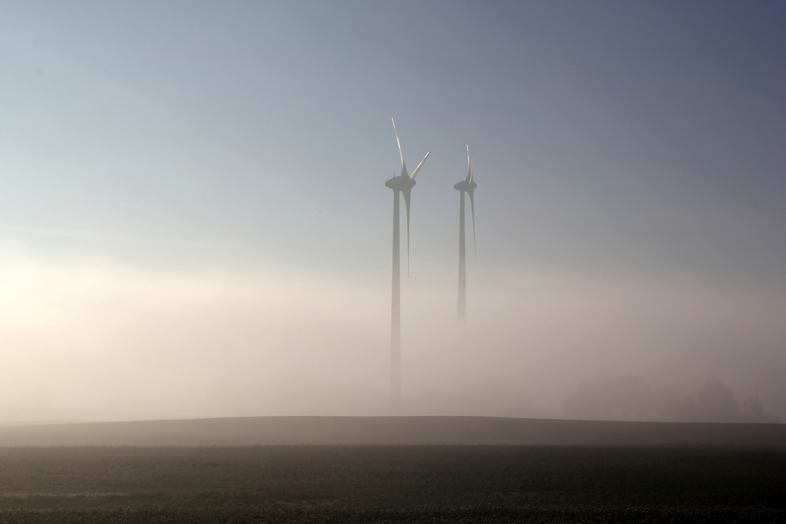 Nebel über Mecklenburg