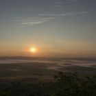 Nebel über Montalcino