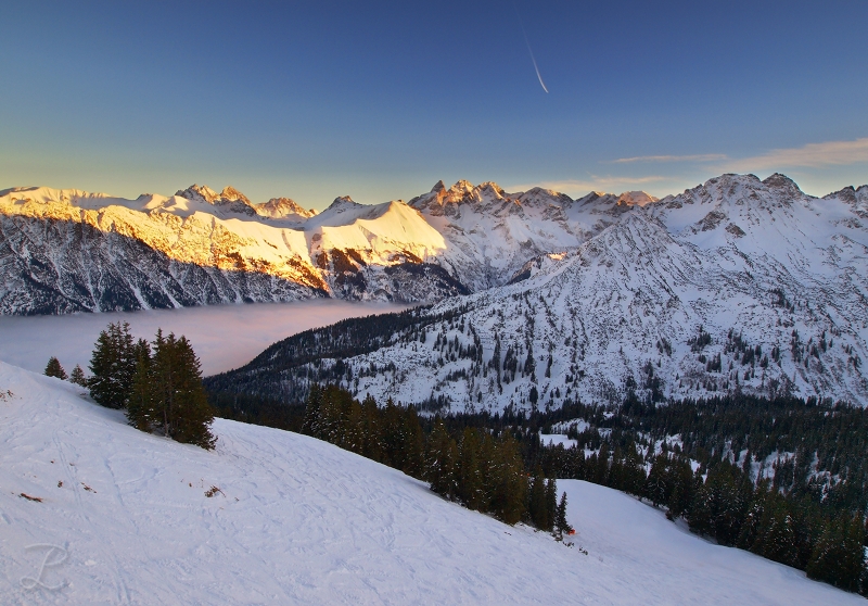 Nebel über Oberstdorf