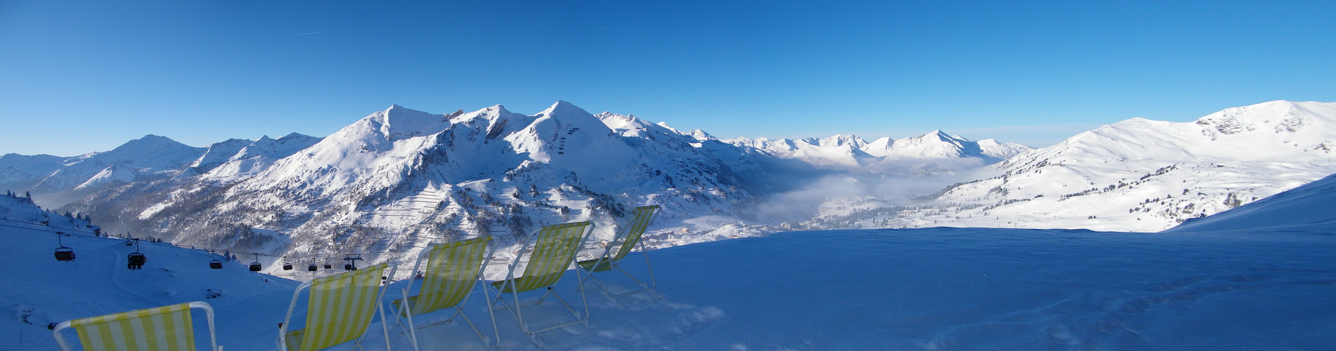 Nebel über Obertauern